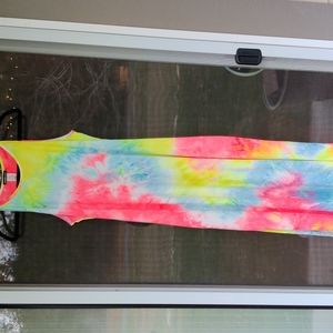 💙Heimish USA Tie Dye Summer Maxi Dress with pockets!💗